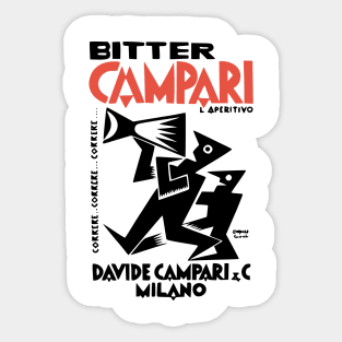 Campari vintage Sticker